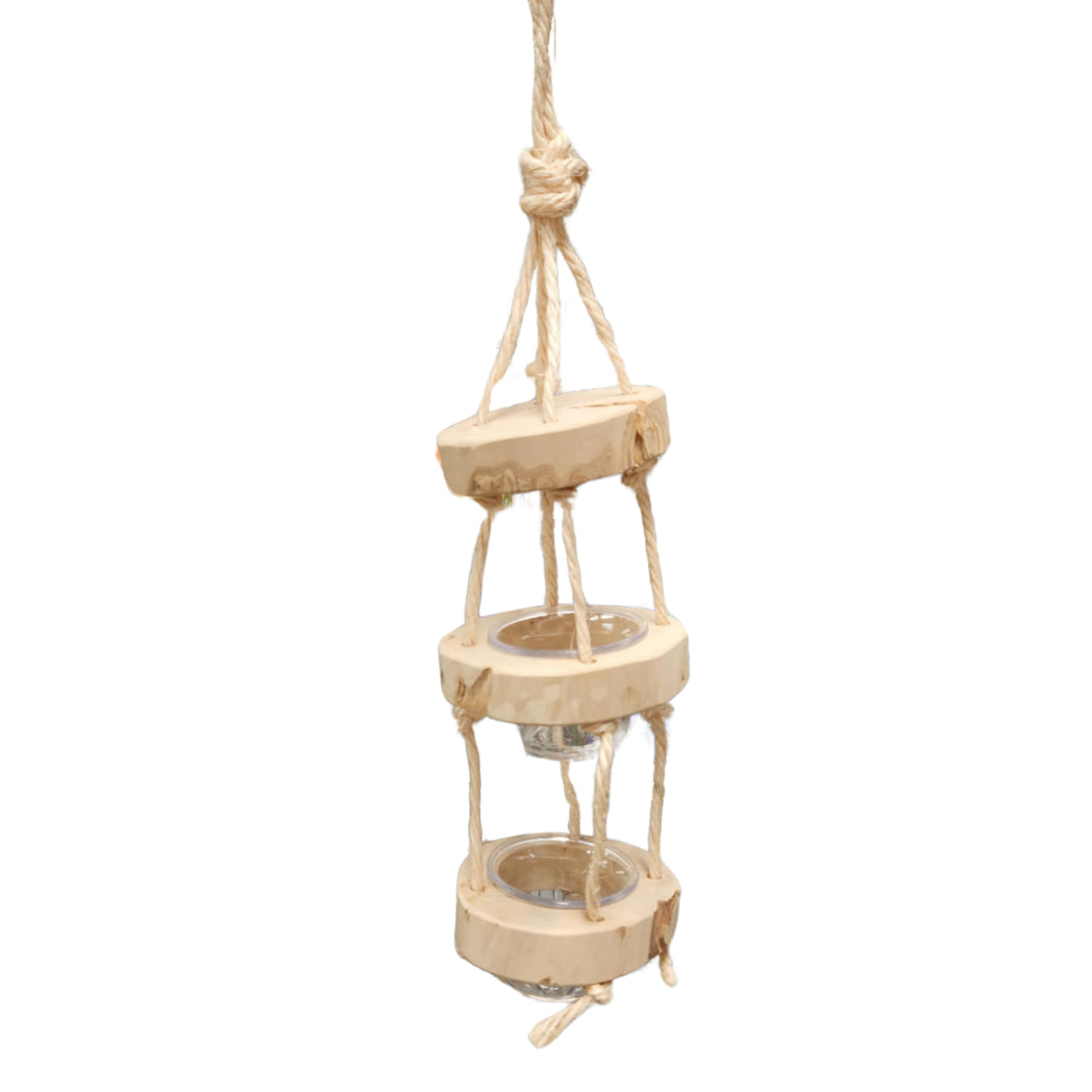 Hanging Treat Bowl Bird Toy