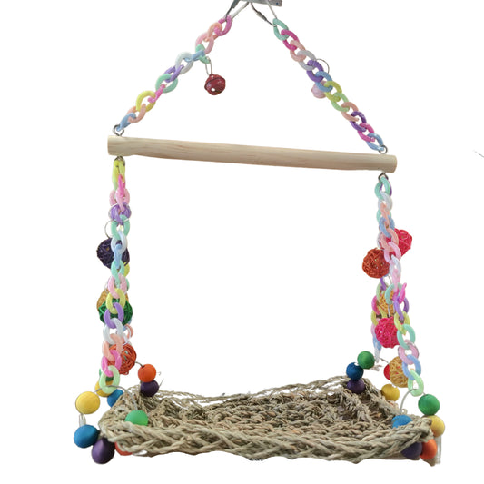 large swing mat bird toy