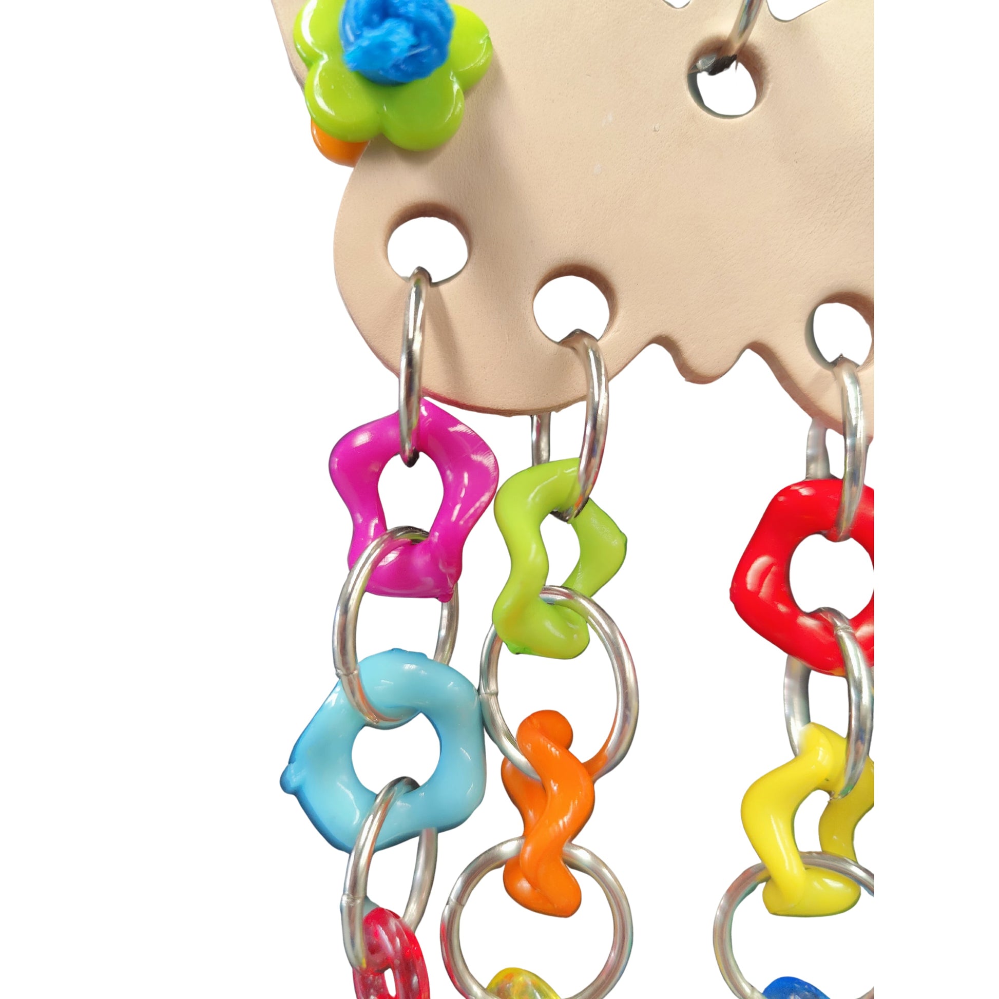 Leather Butterfly Bird Toy Lou Lou Bells Bird Toys