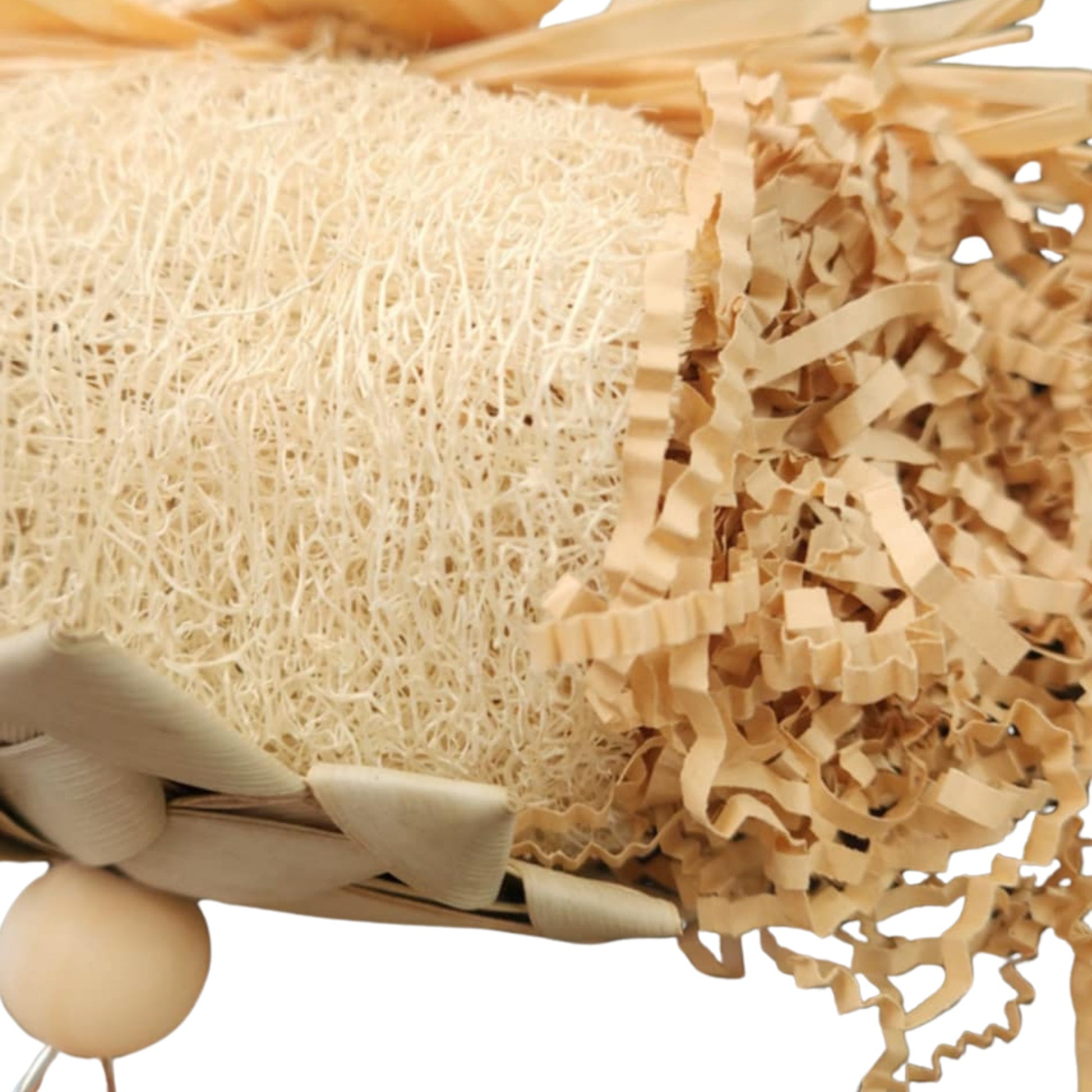 Close up Lufa Log Bird Toy Lou Lou Bells Bird Toys