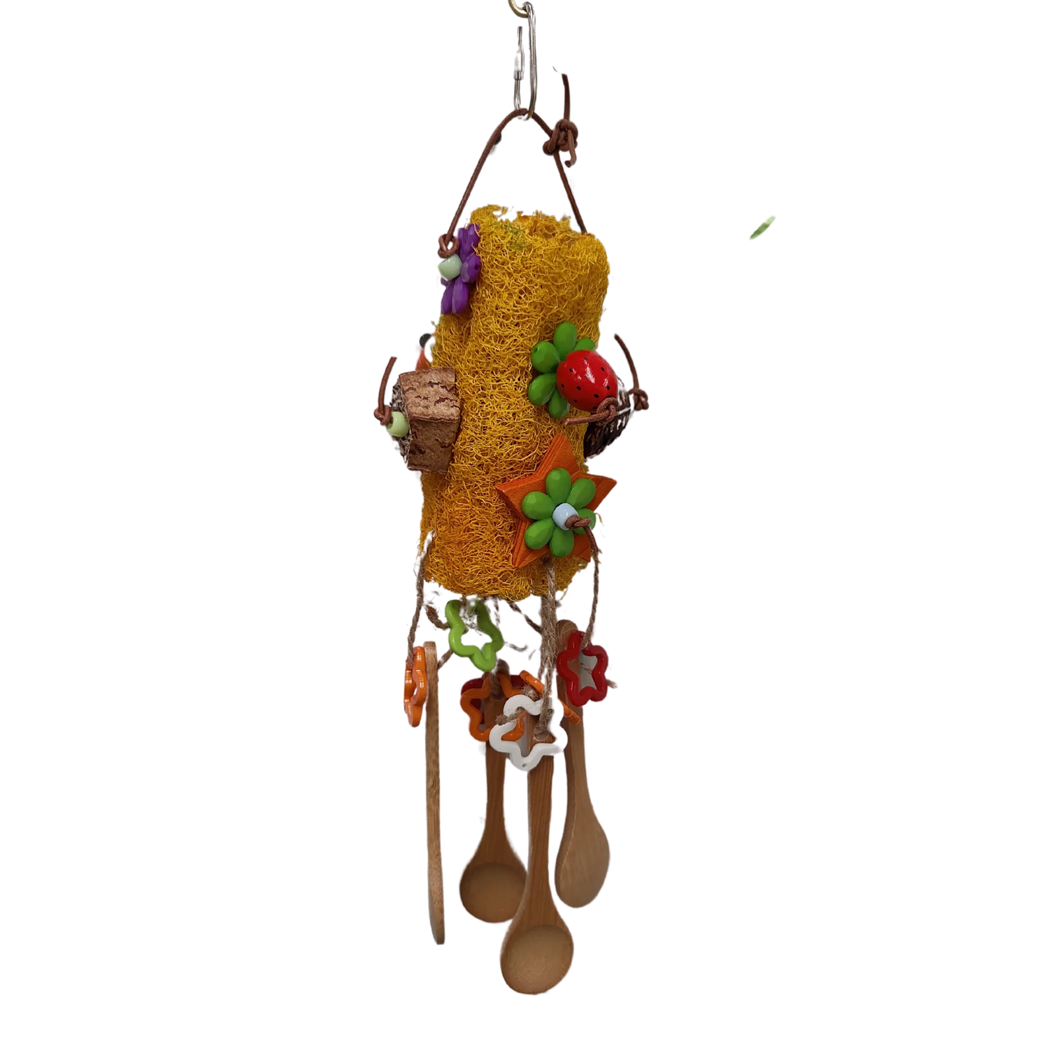 Lufa Spoons Bird Toy Lou Lou Bells Bird Toys