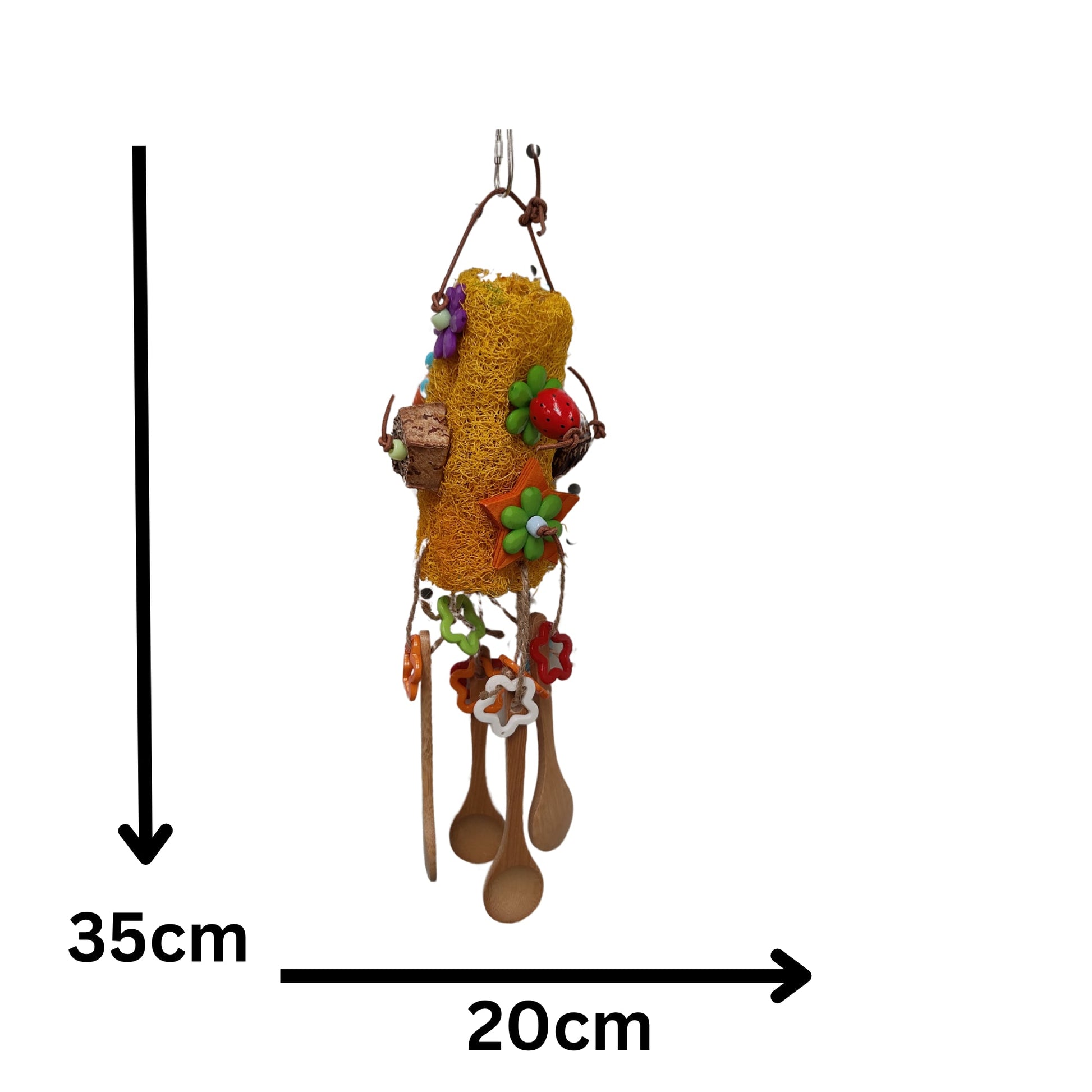 Lufa Spoons Bird Toy Lou Lou Bells Bird Toys