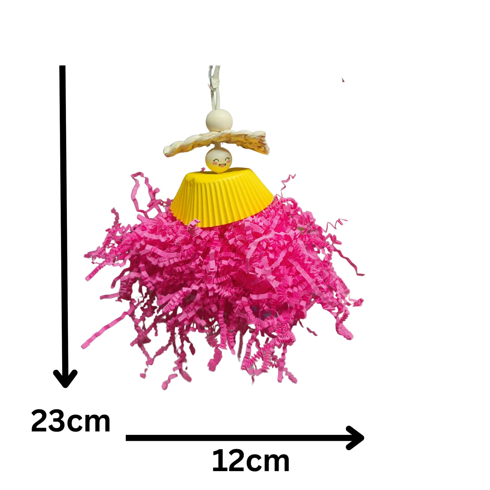 Mini Cupcake Girl Bird Toy Lou Lou Bells Bird Toys