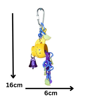 Mini Mug with Dangles Bird Toy Lou Lou Bells Bird Toys