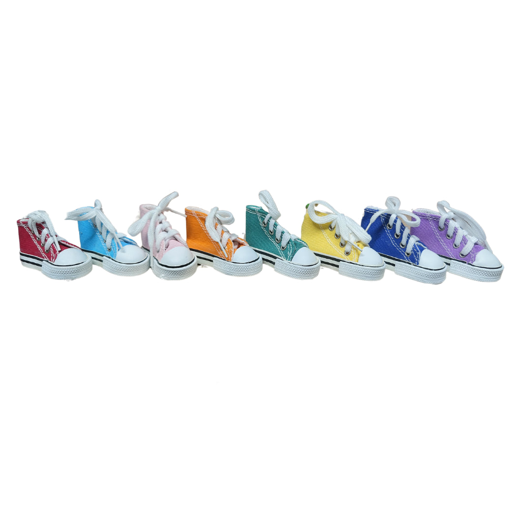 Mini shoe sneaker bird foot toy