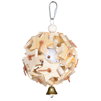 Natural Stars Ball Bird Toy Lou Lou Bells Bird Toys