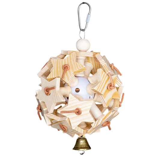 Natural Stars Ball Bird Toy