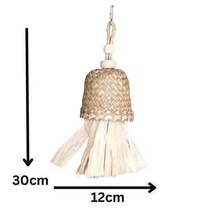 Natural Upside Down Cup Bird Toy