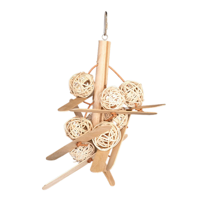 Pop Stick and Cane Ball Bird Toy Lou Lou Bells Bird Toys