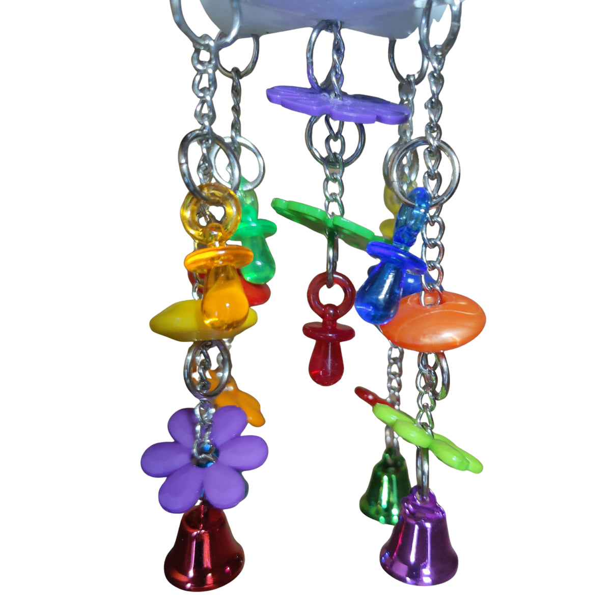PVC 4 Ways Bird Toy Lou Lou Bells Bird Toys