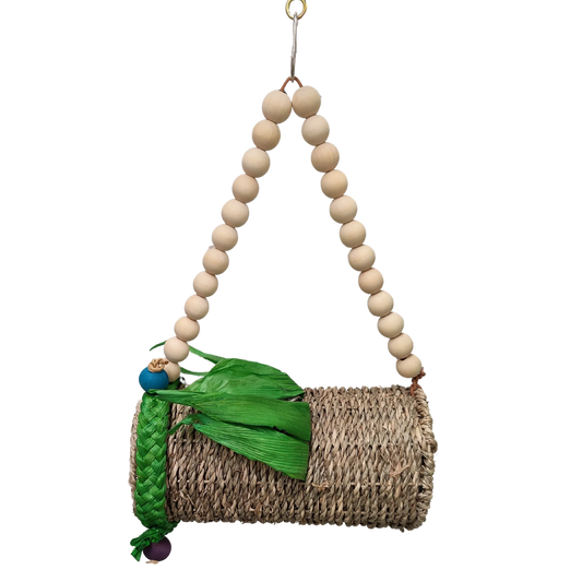 Paper Filled Tunnel Bird Toy