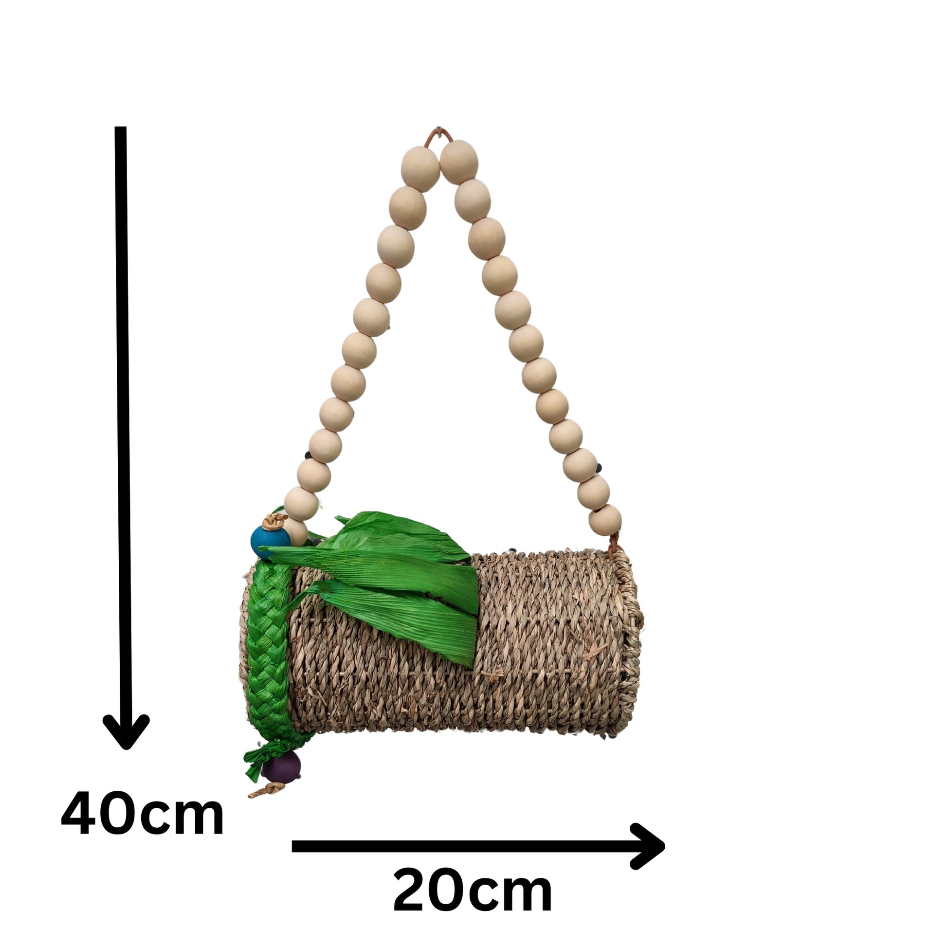 Paper Filled Tunnel Bird Toy Lou Lou Bells Bird Toys