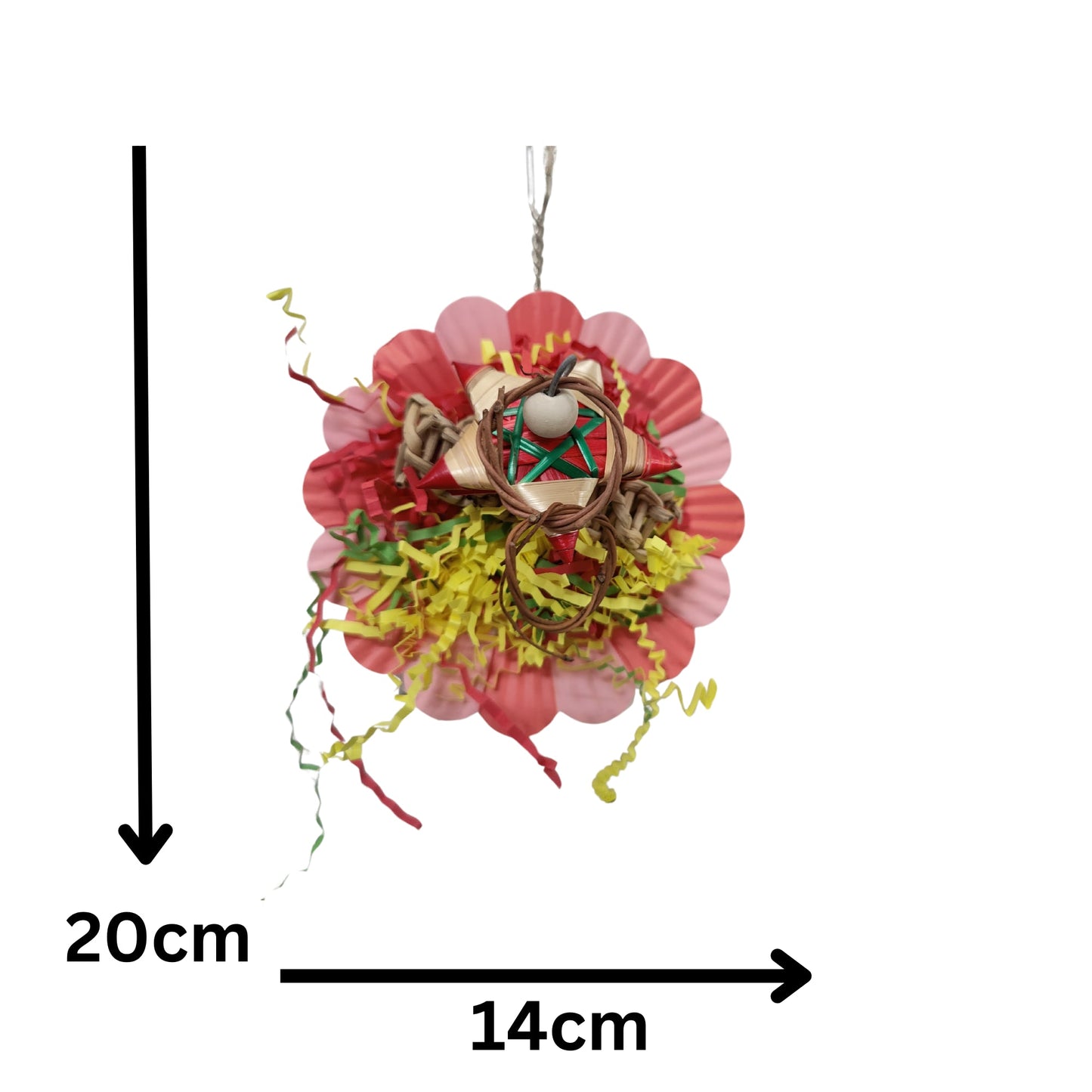 Paper Flower Bird Toy Lou Lou Bells Bird Toys