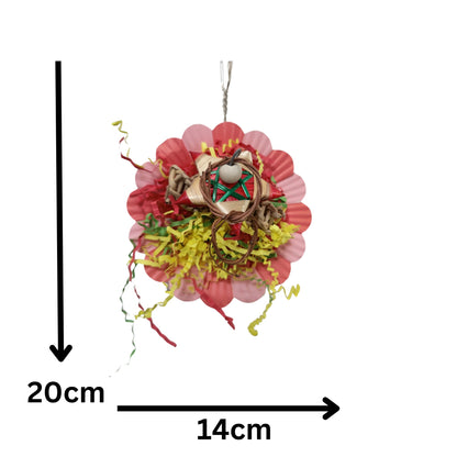 Paper Flower Bird Toy Lou Lou Bells Bird Toys