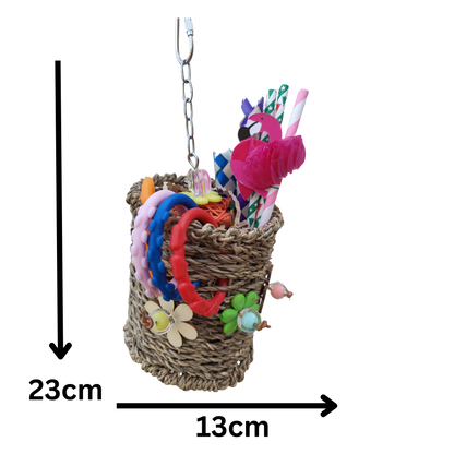 measurements of the pina colada bird toy