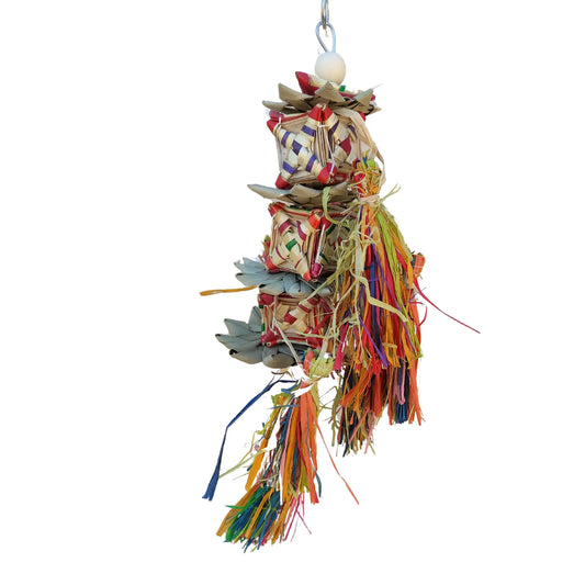 pinata boxes with dangles bird toy