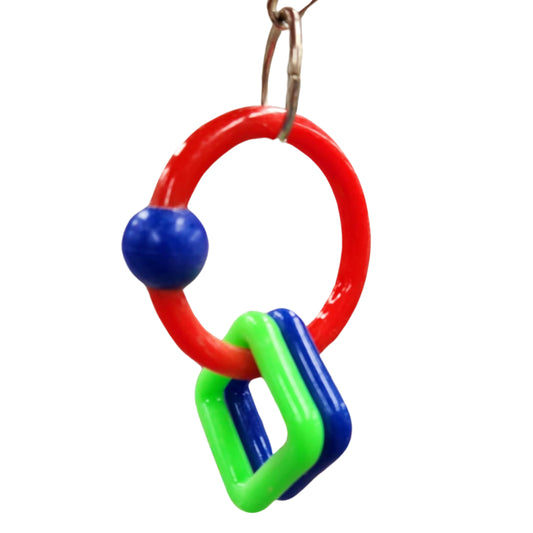 Plastic Ring Bird Toy