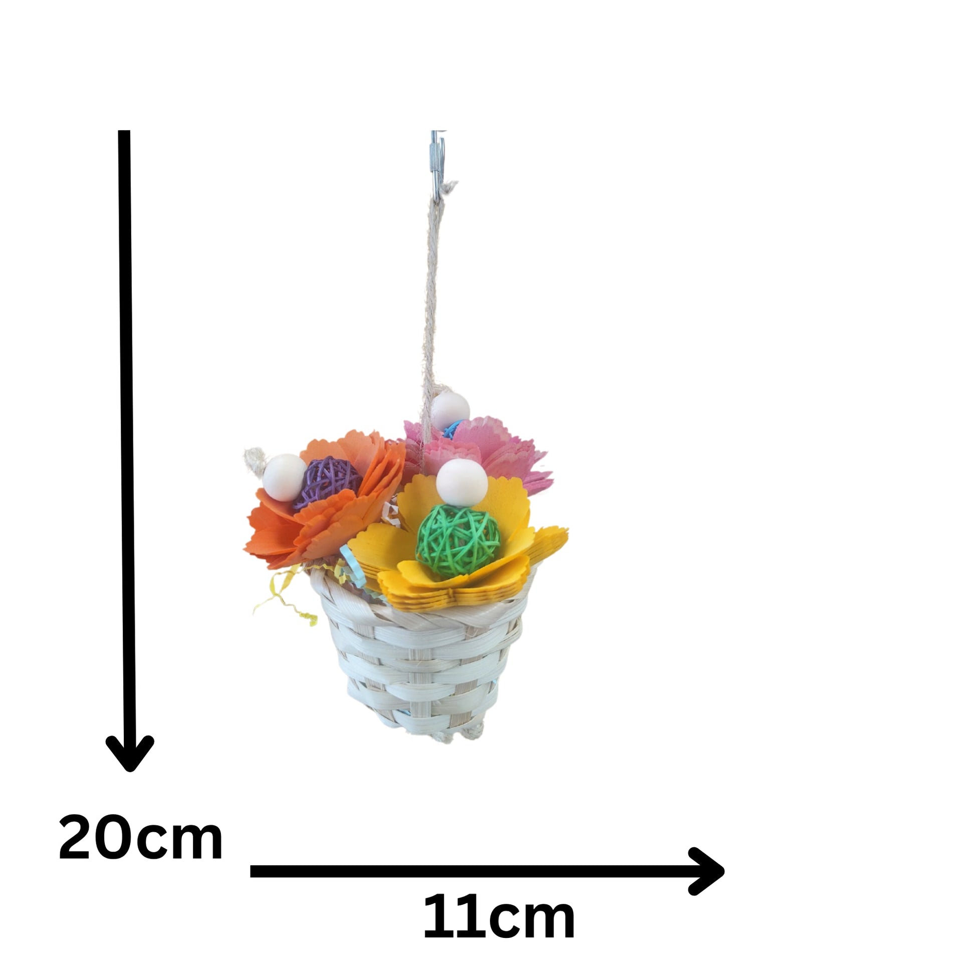Pot Plant Bird Toy Lou Lou Bells Bird Toys