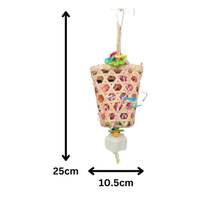 Pumice Shredable Pouch Bird Toy