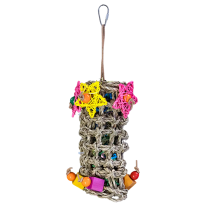 Seagrass Mat Roll Shredable Bird Toy Lou Lou Bells Bird Toys