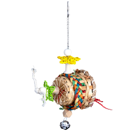 Shredable Sideways Cup Bird Toy Lou Lou Bells Bird Toys