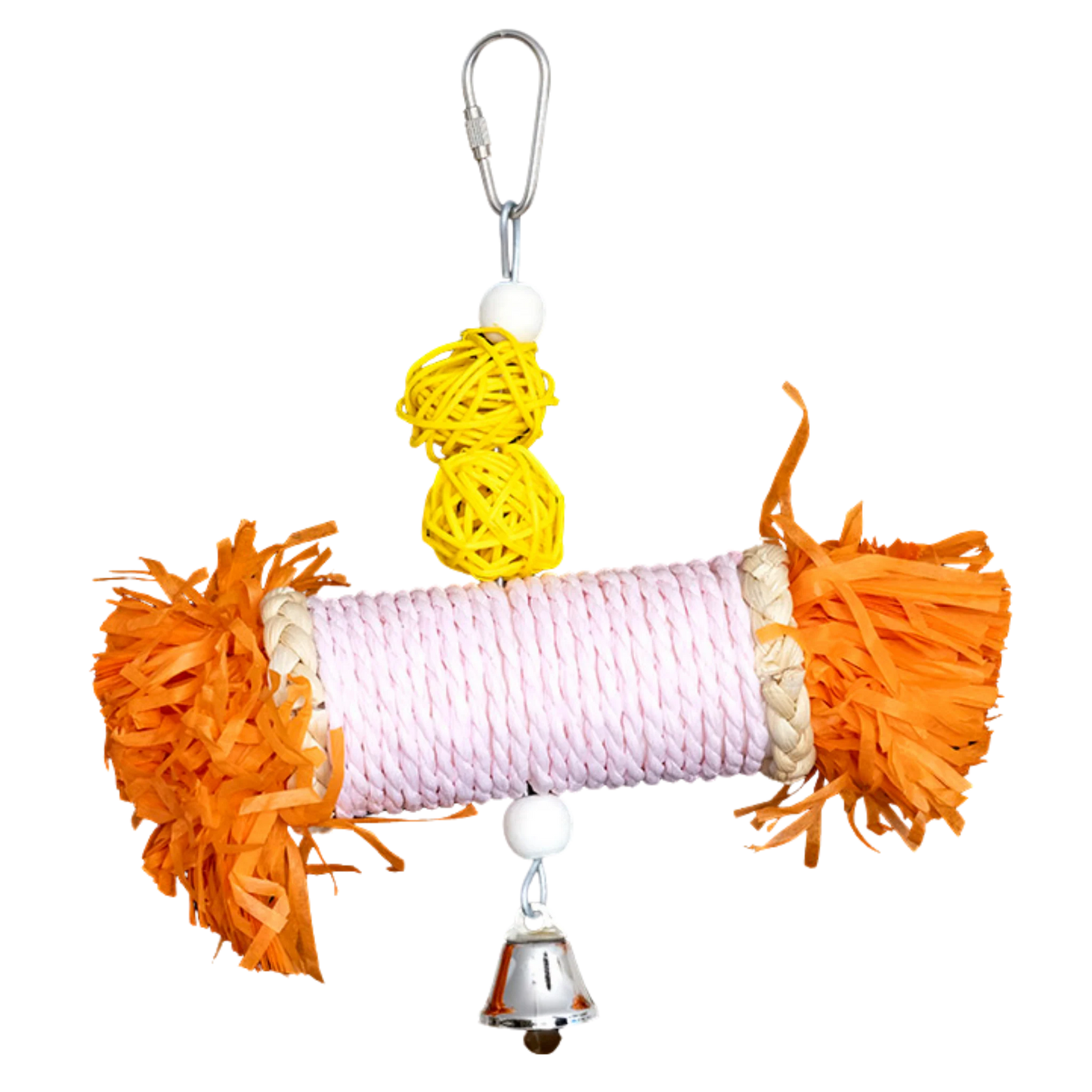 Shredable Tassel Tube Bird Toy