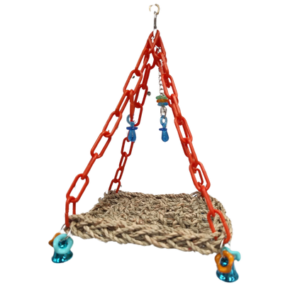 Small Hanging Mat Bird Toy Lou Lou Bells Bird Toys