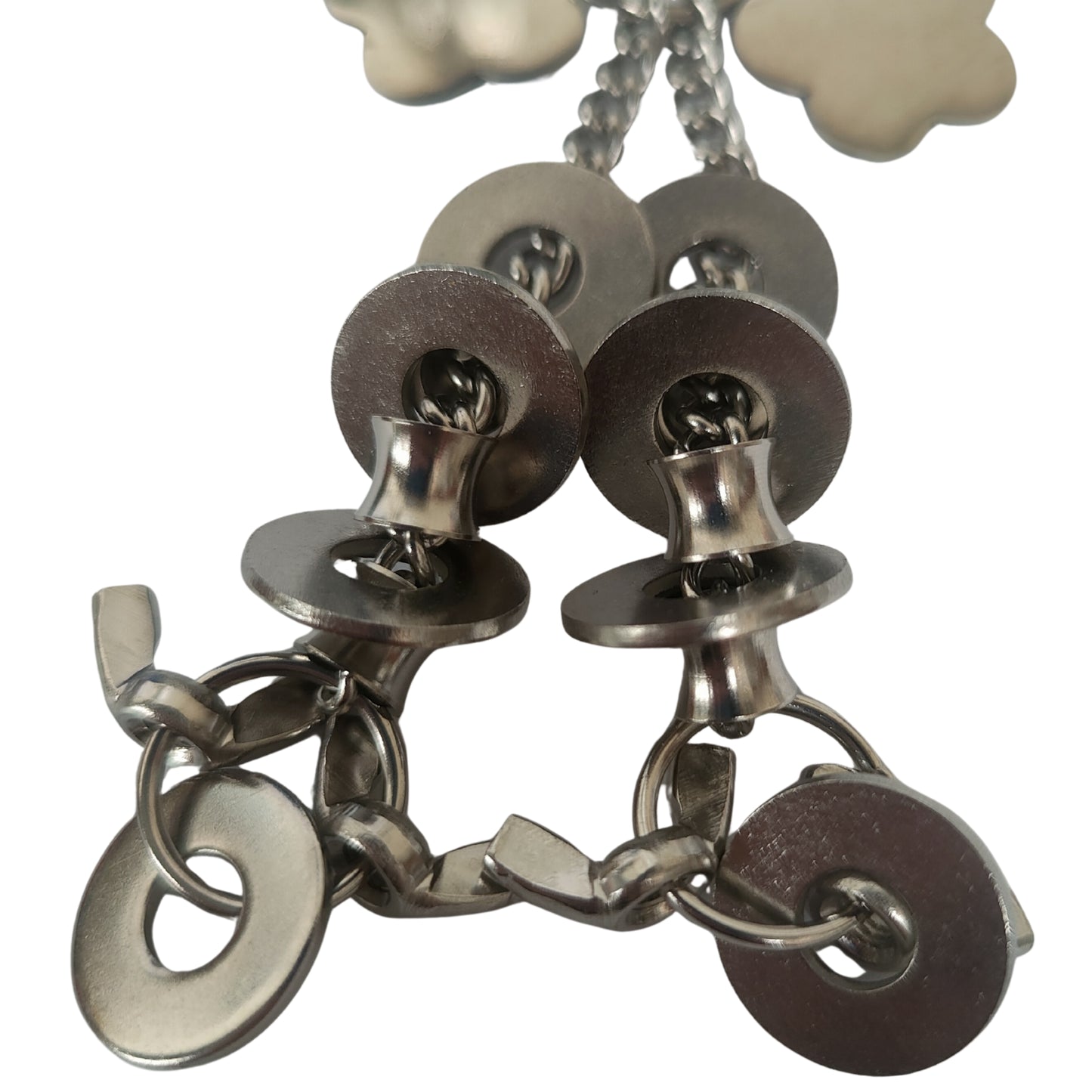 close up of the ss flowers and rings bird toy