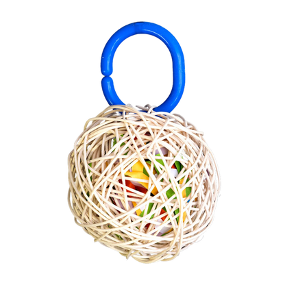 Stuffed Cane Ball Bird Toy Lou Lou Bells Bird Toys