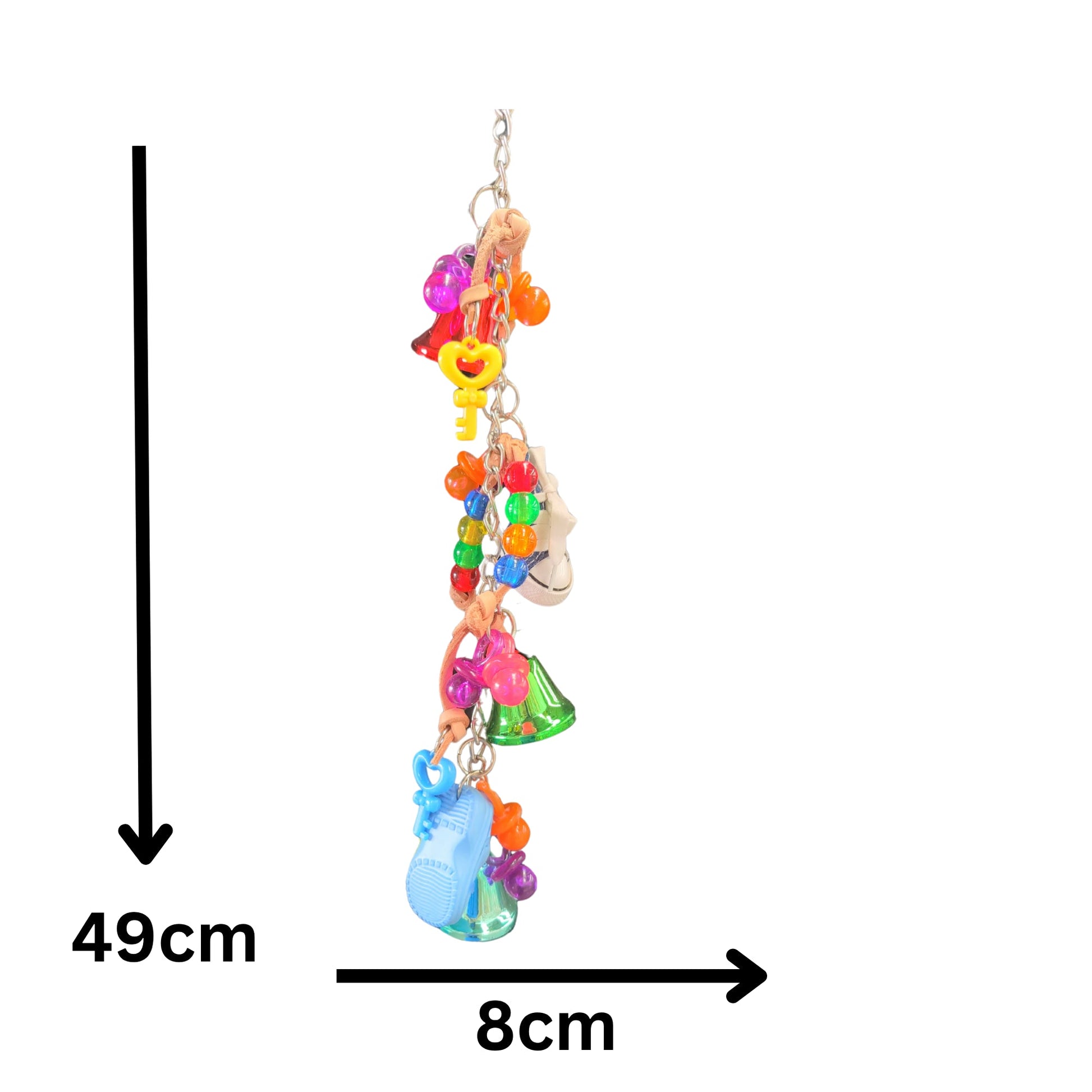 Shoe Chain Bird Toy Lou Lou Bells Bird Toys