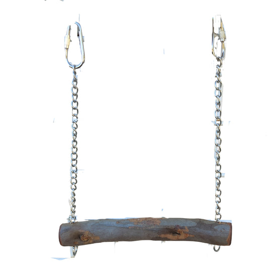 natural branch with chains