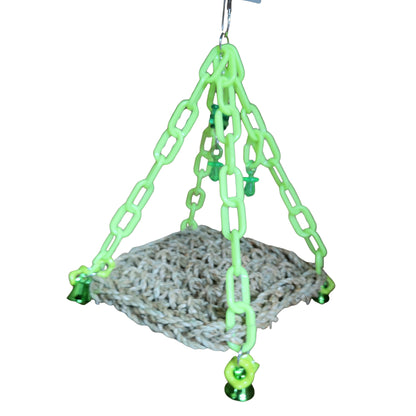 Small Hanging Mat Bird Toy Lou Lou Bells Bird Toys