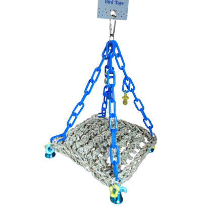 Small Hanging Mat Bird Toy Lou Lou Bells Bird Toys