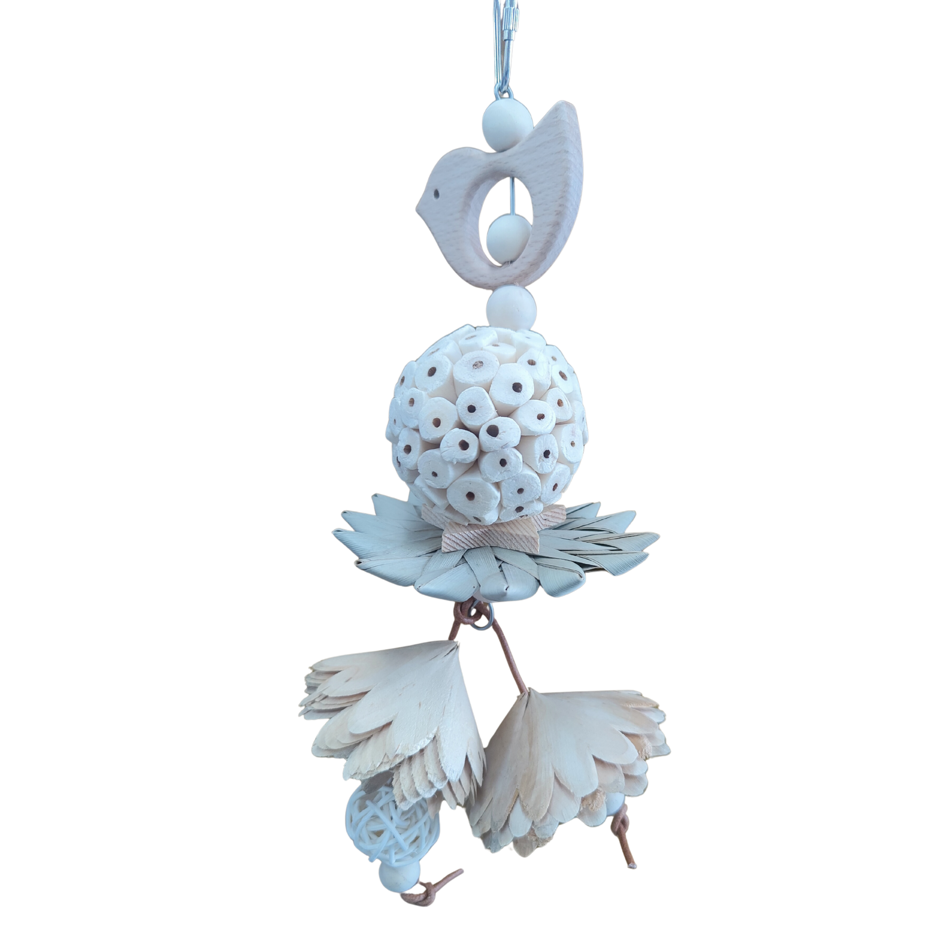 natural parts sola ball and bird bird toy