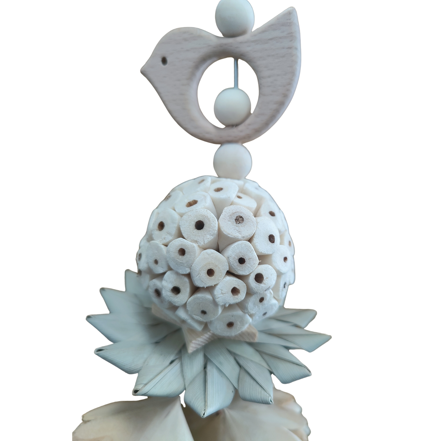 close up of the sola bird bird toy