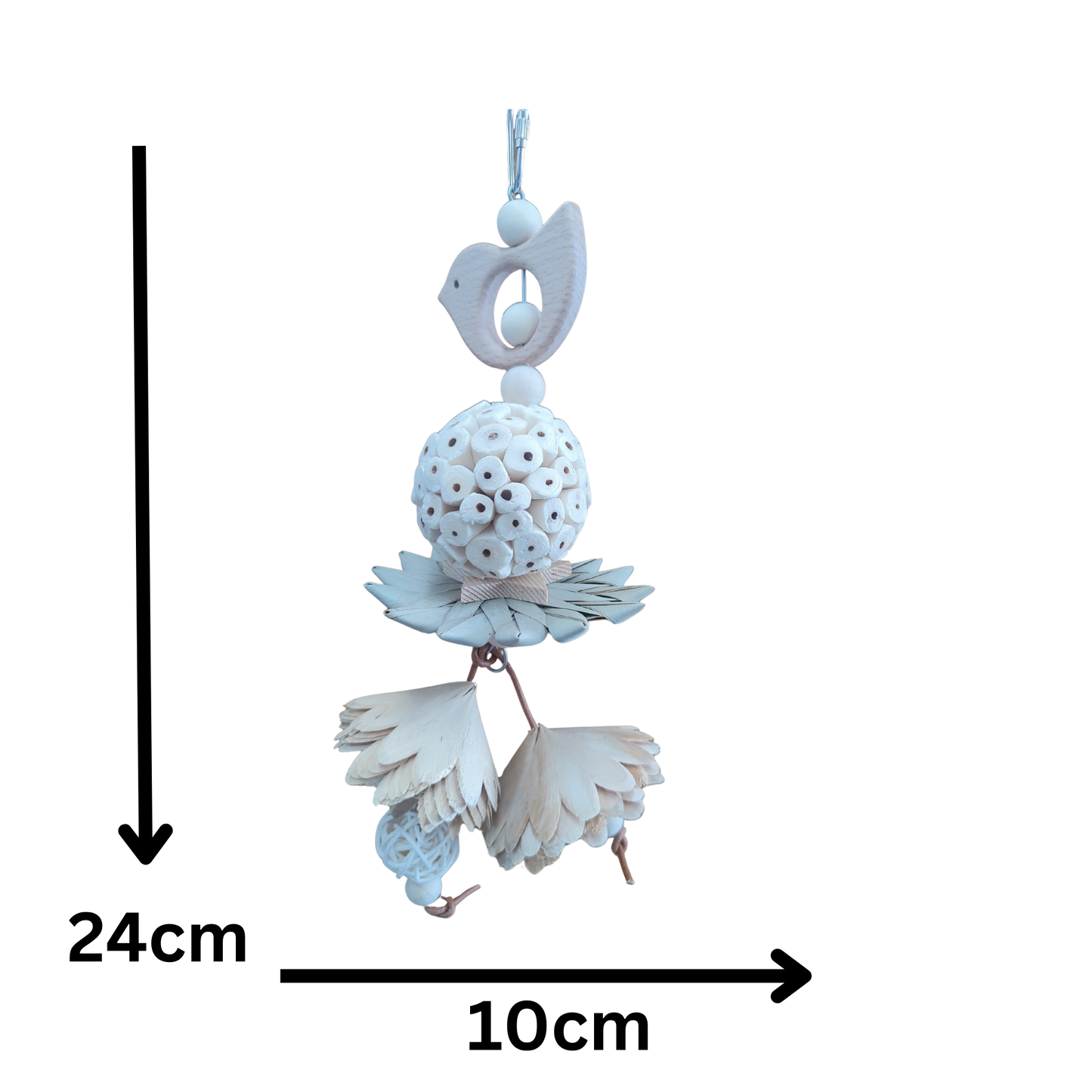 measurements of the sola bird bird toy