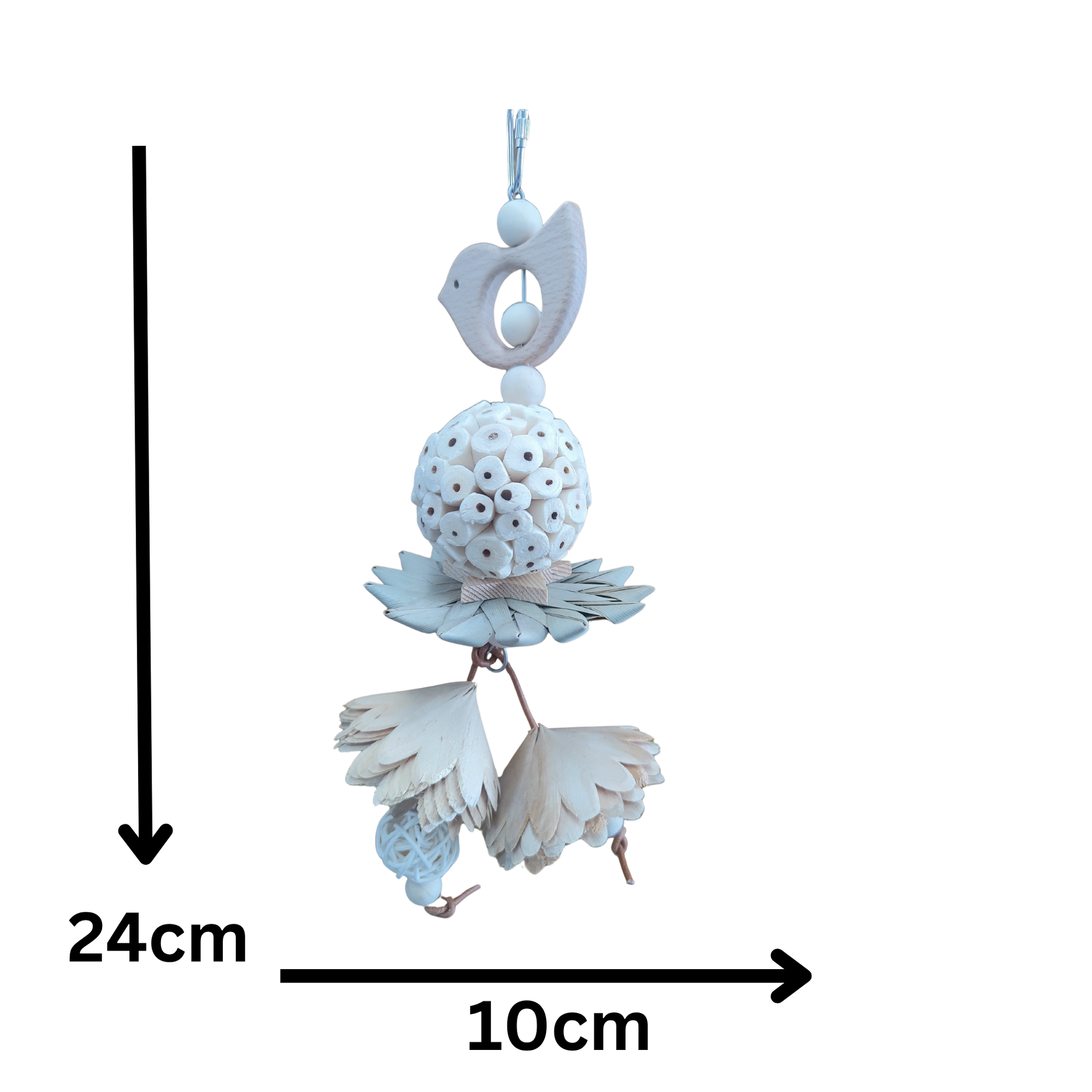 measurements of the sola bird bird toy