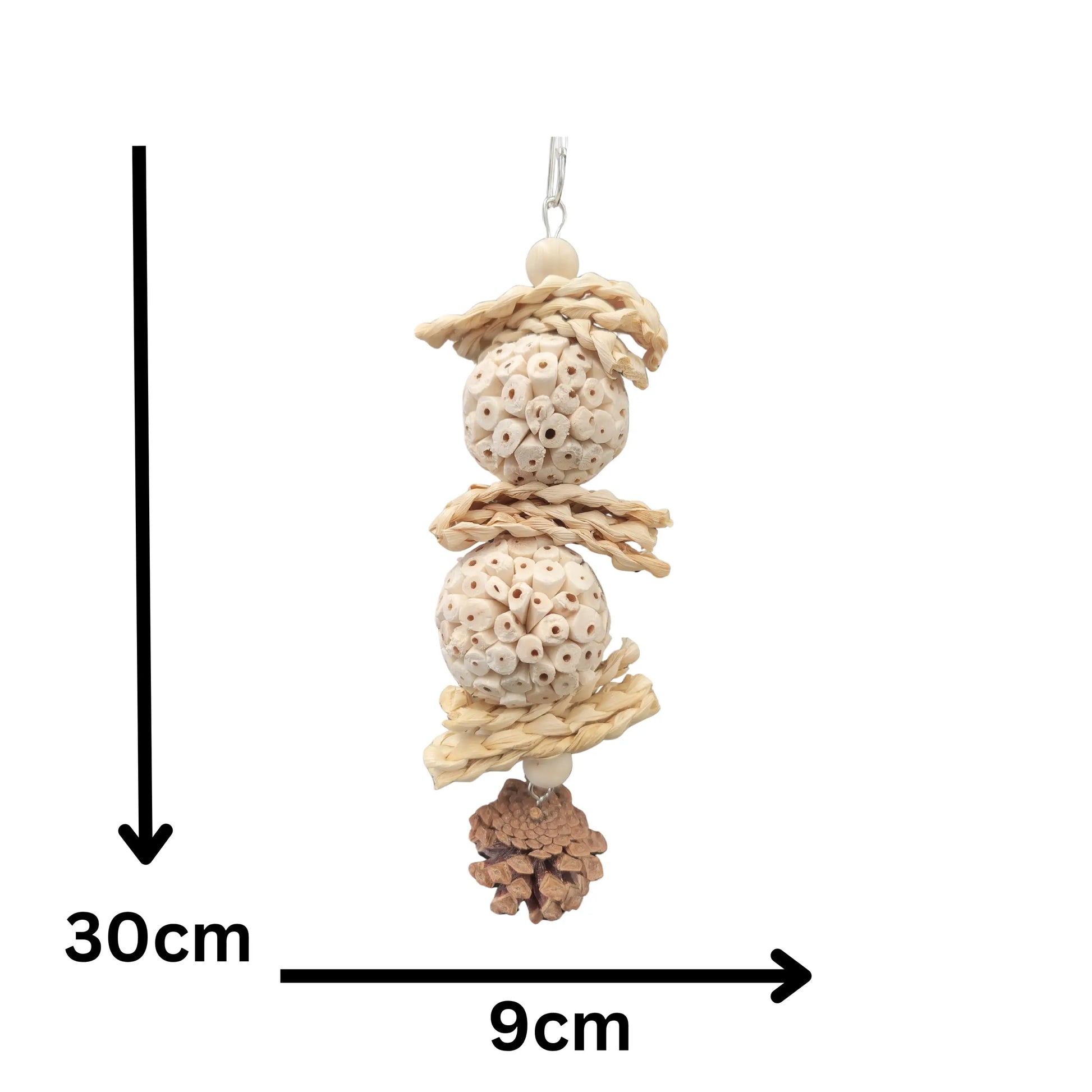 measurements of the solapine bird toy