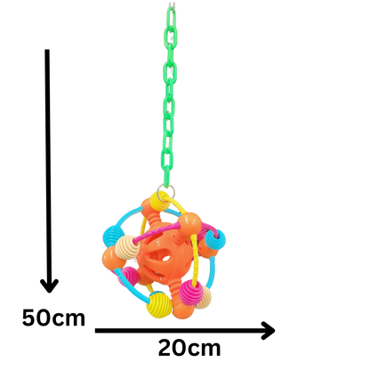 measurements of the space odyssey ball bird toy