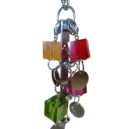 Stainless Steel with Acrylic Cubes Bird Toy Lou Lou Bells Bird Toys