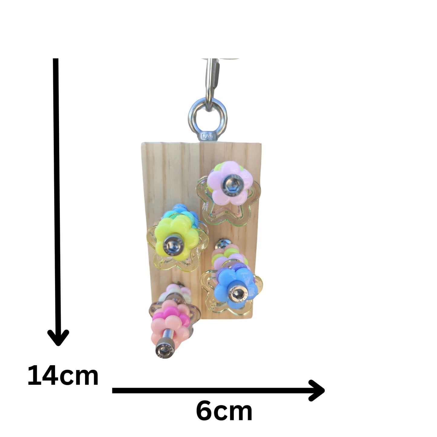 Stars and Flowers Bird Toy Lou Lou Bells Bird Toys