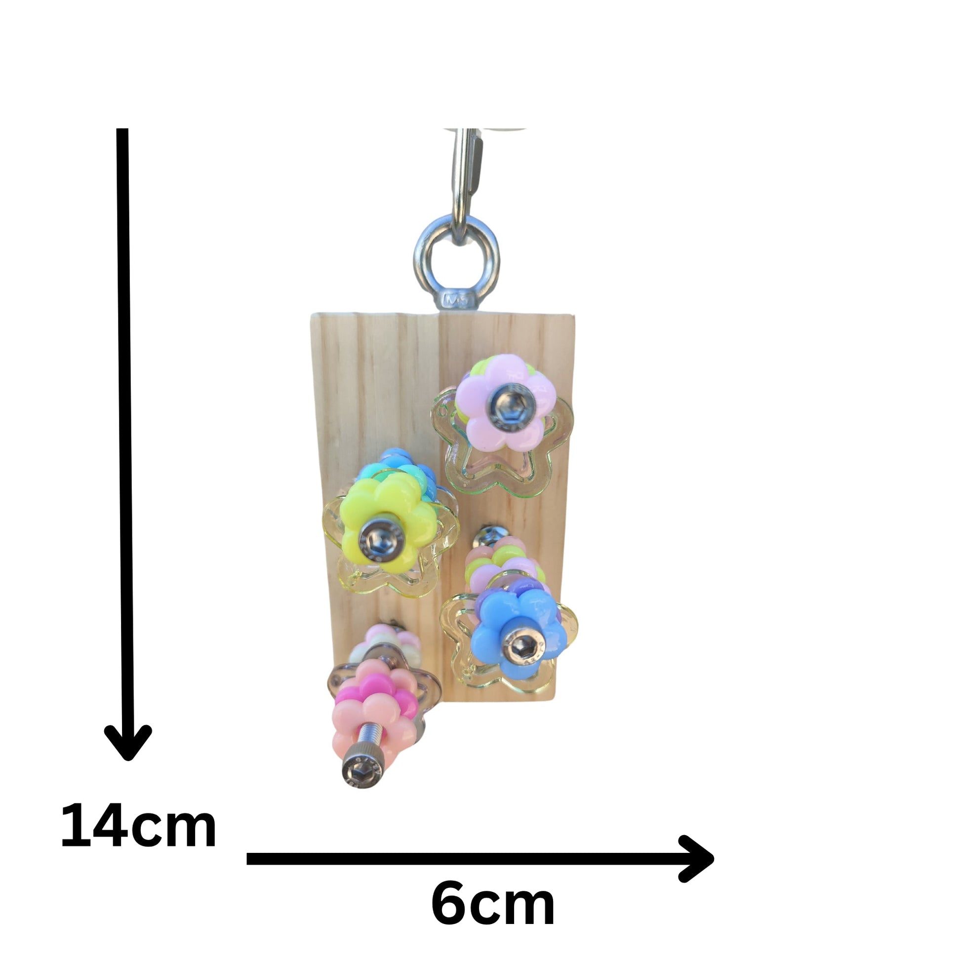 Stars and Flowers Bird Toy Lou Lou Bells Bird Toys