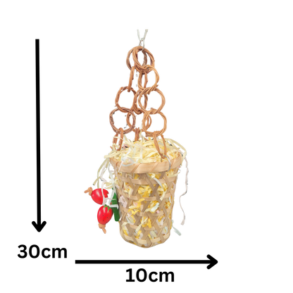 measurements of the cane hanging basket