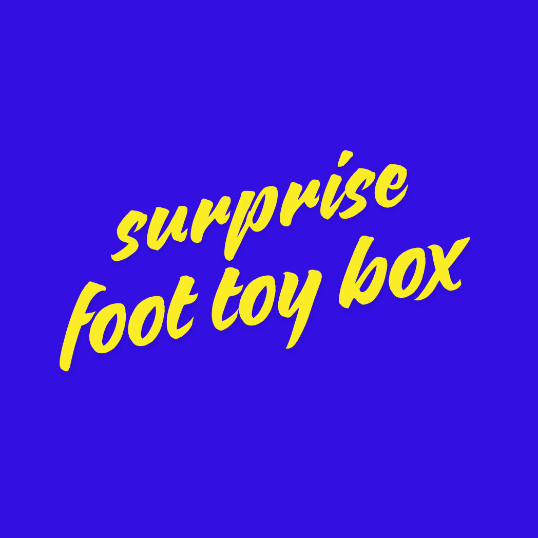 surprise foot toy box filled with foot toy