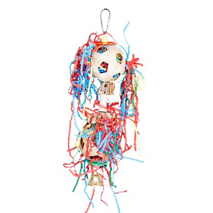 Two Paper Filled Cane Weave Balls Bird Toy

Packed with natural materials, this toy features two cane weave balls filled with paper—perfect for pulling, shredding, and play. Ideal for medium-sized birds.

Size: 6 cm x 26 cm