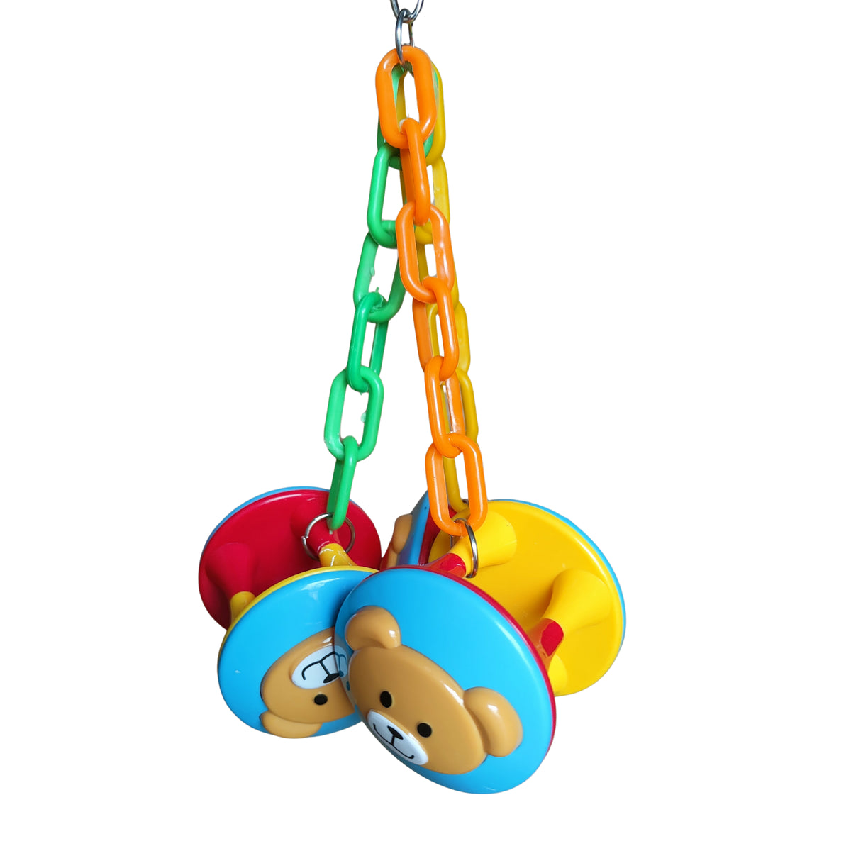 Teddy Bear Trio Lou Lou Bells Bird Toys