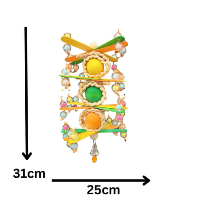 Tripple Balls Bird Toy Lou Lou Bells Bird Toys