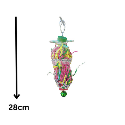 Two Sola Ball Cup Cakes Bird Toy Lou Lou Bells Bird Toys