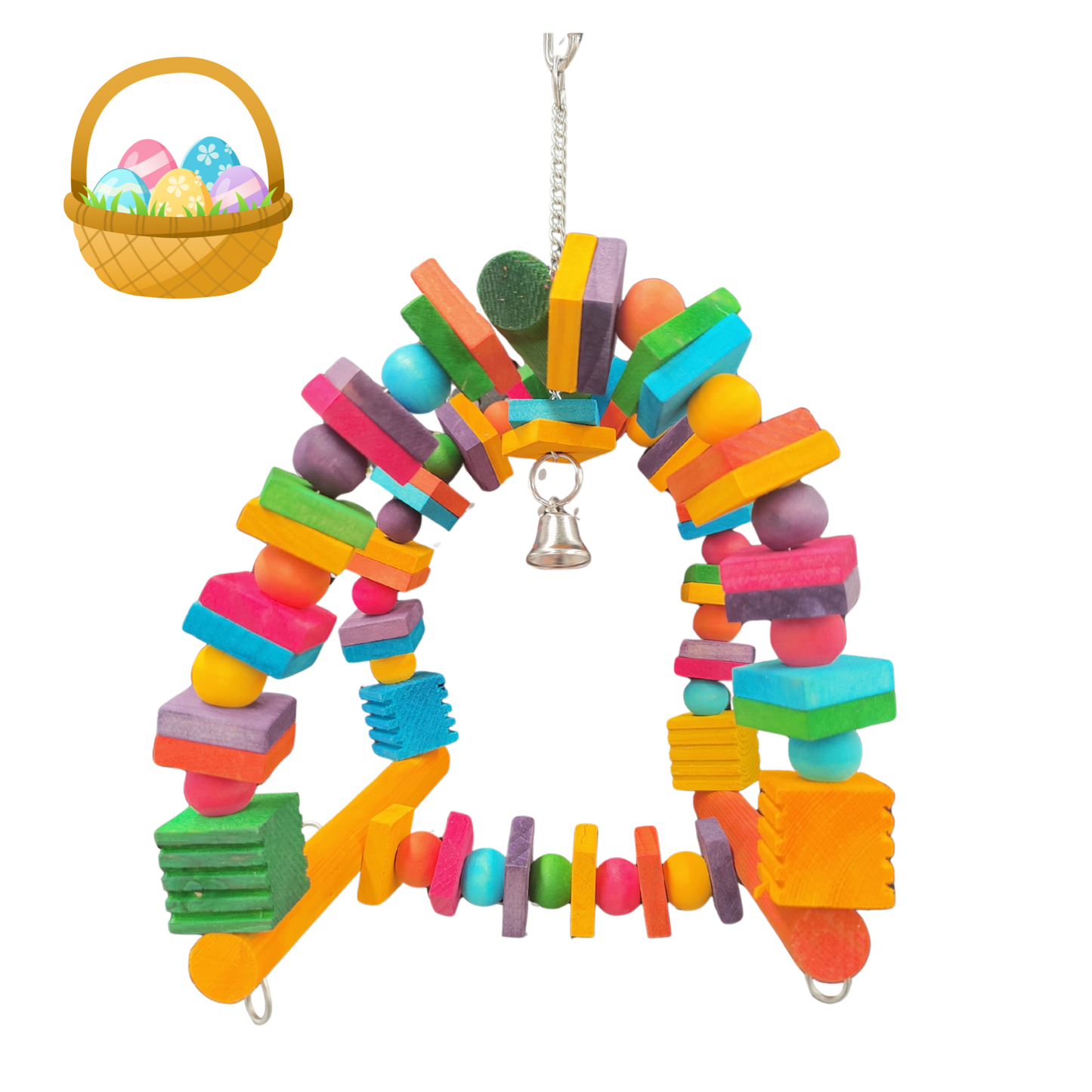 Arch Swing Bird Toy Lou Lou Bells Bird Toys