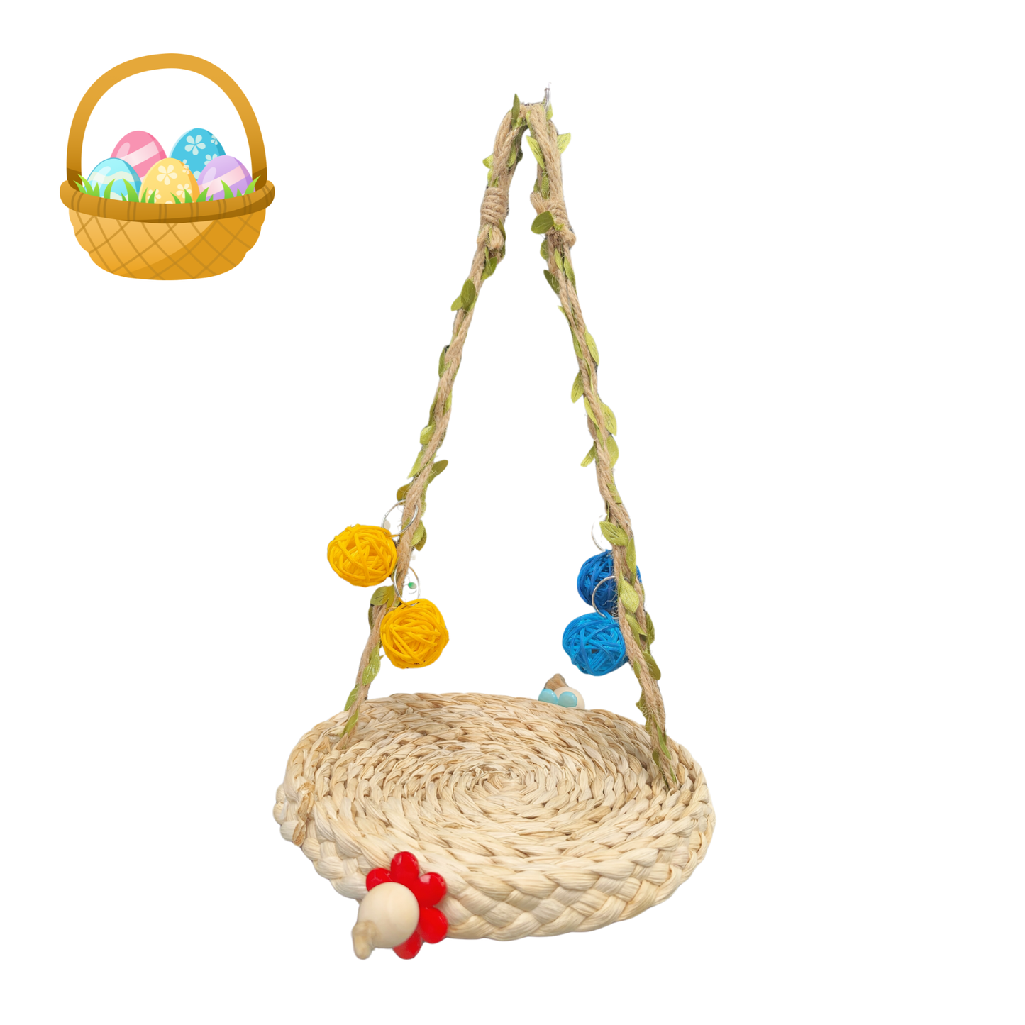 Vine Swing Bird Toy Lou Lou Bells Bird Toys